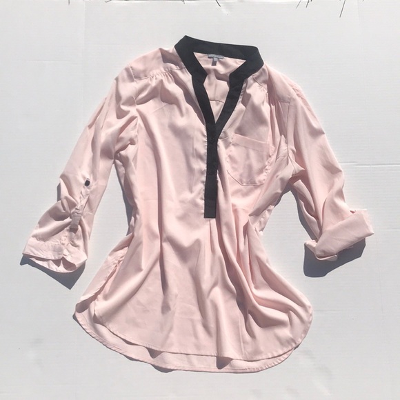 Charlotte Russe Tops - ☕️Charlotte Russe Pink Blouse
